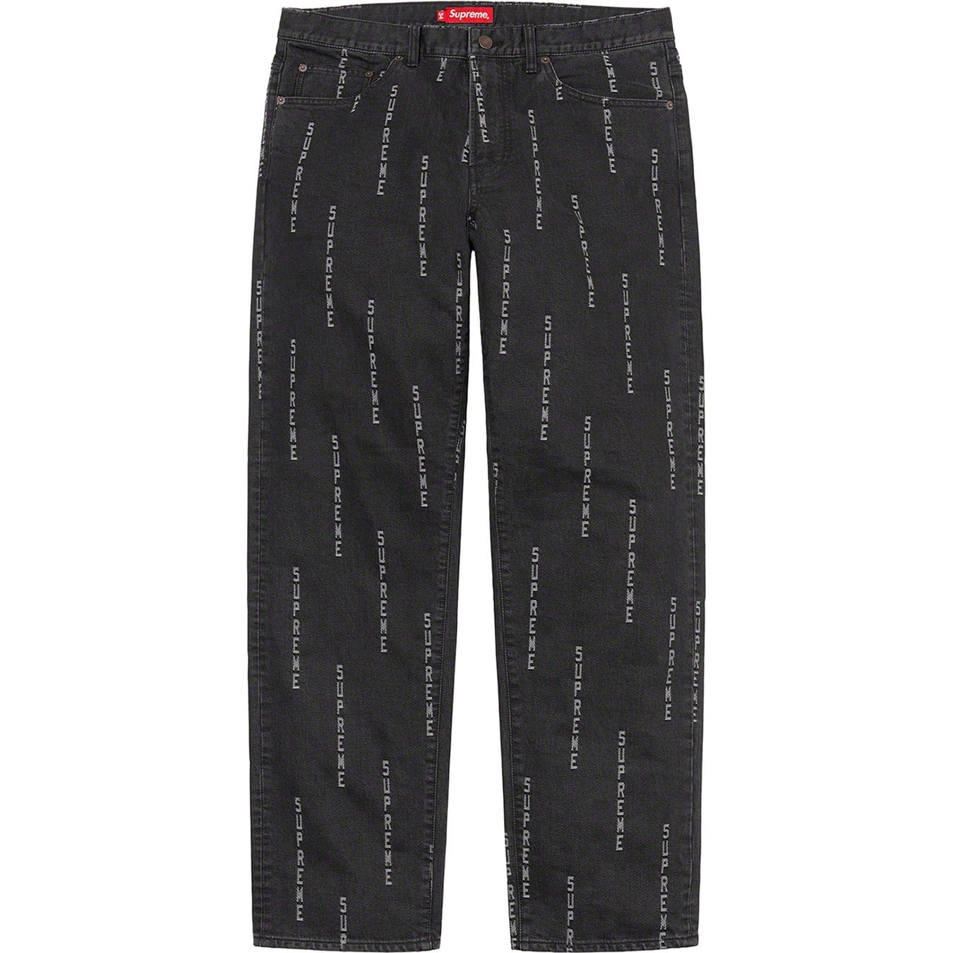 Logo Stripe Jacquard Regular Jean view 8